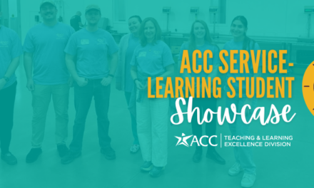 Join ACC service learning student showcase