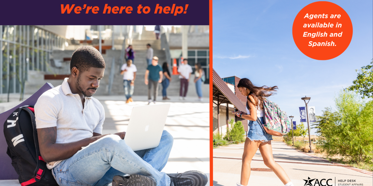 Get your questions answered at the Student Affairs Help Desk