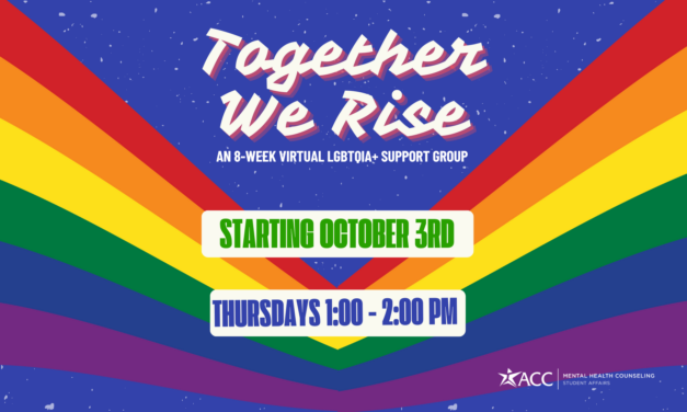 “Together We Rise” | LGBTQIA+ virtual support group