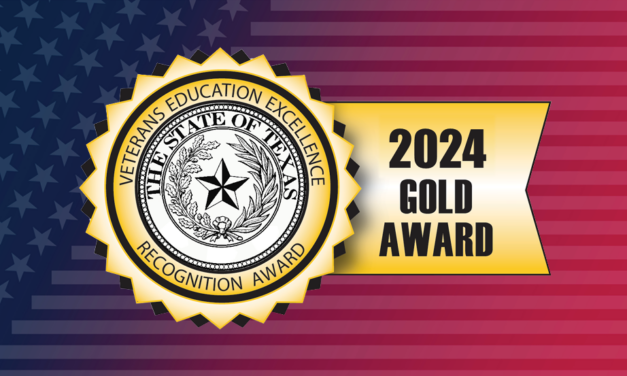 ACC Earns Veterans Gold Award from Texas Veterans Commission for Educational Excellence