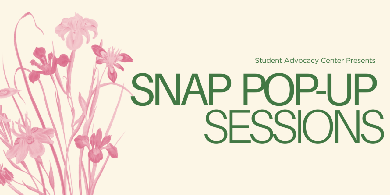 Get support with SNAP applications this spring