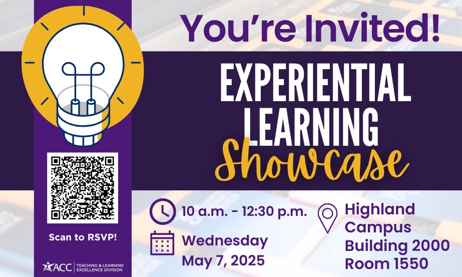 You’re Invited: ACC Experiential Learning Showcase – Where Learning Meets Impact