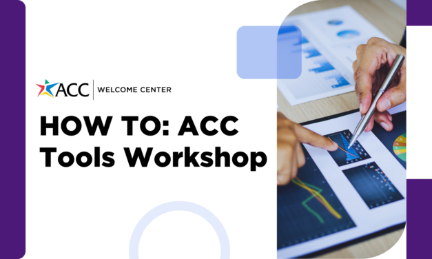 Navigating resources with ‘How to ACC Tools Workshop’