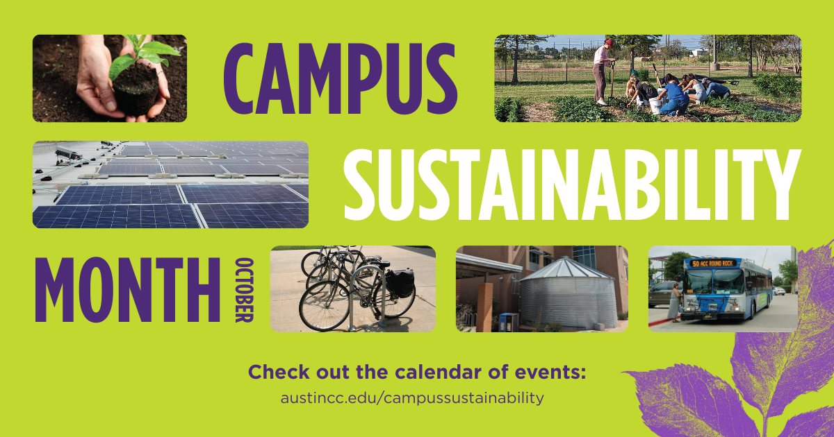Celebrate Campus Sustainability Month at ACC