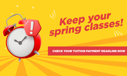 Don’t Lose Your Spring 2026 Classes — First Payment Deadline Is Almost Here