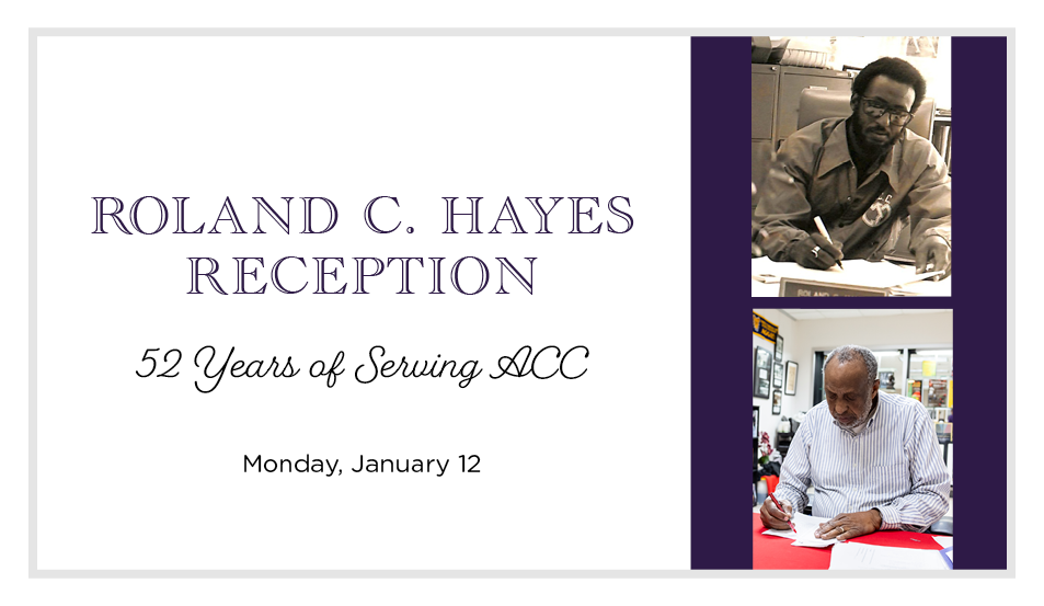 ACC Board Meeting Comes to Eastview Campus to Honor Founding Faculty Member Roland C. Hayes