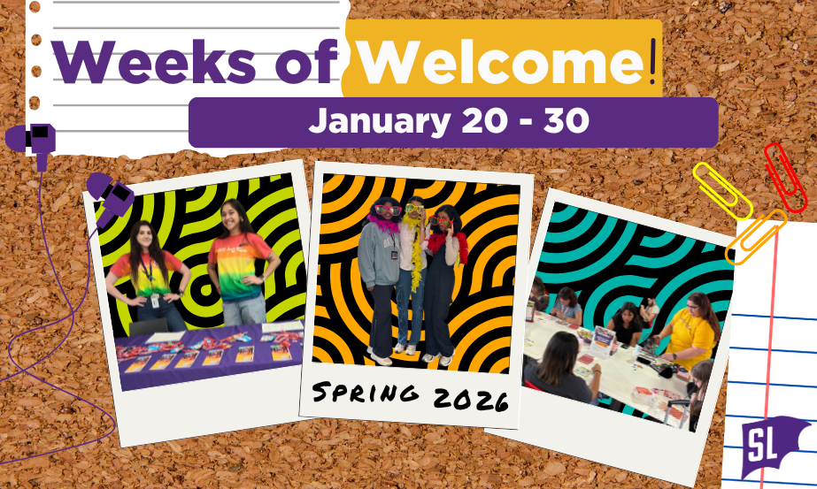 Join Student Life for Weeks of Welcome this spring