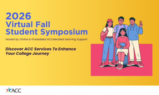 Join ACC’s Virtual Fall Student Symposium