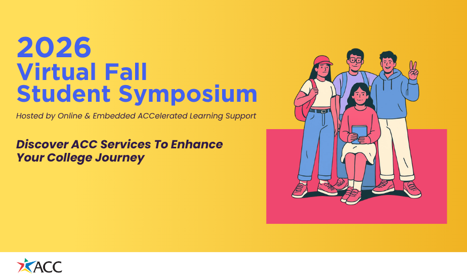 Join ACC’s Virtual Fall Student Symposium