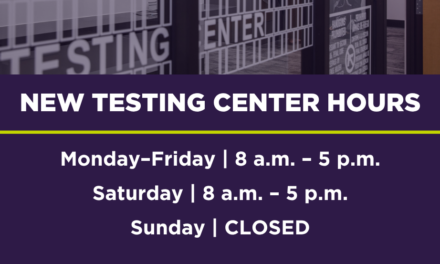 Testing Center Hours Are Changing at Three Campuses
