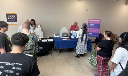 ACC Students Get Hands-On Voting Experience at Paws to the Polls
