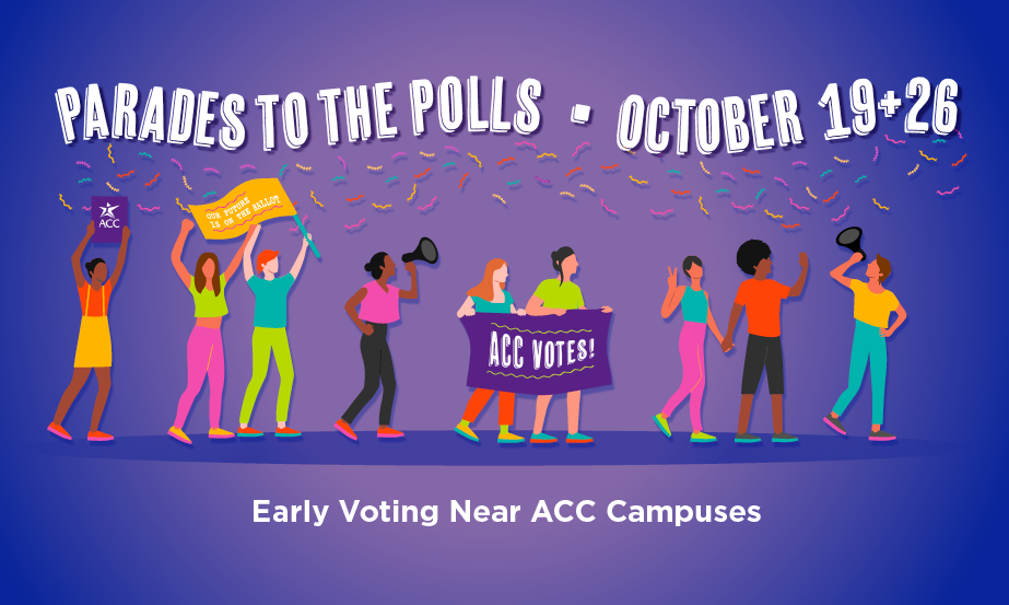 ACC Votes Celebrates Early Voting with Parade to the Polls and Outdoor Concert